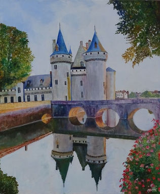 " Sully sur loire " Philippe B. Huile sur toile
12e Printemps des arts 28 mai 2022