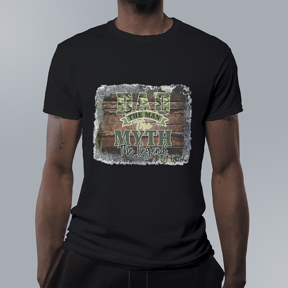 Thumbnail: Dad The Man The Myth The Legend (DTF)-Unisex Crew T-Shirt 100% Cotton Short