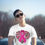 Thumbnail: Breast Cancer Ribbon (DTF)-Unisex Crew T-Shirt 100% Cotton Short Sleeve