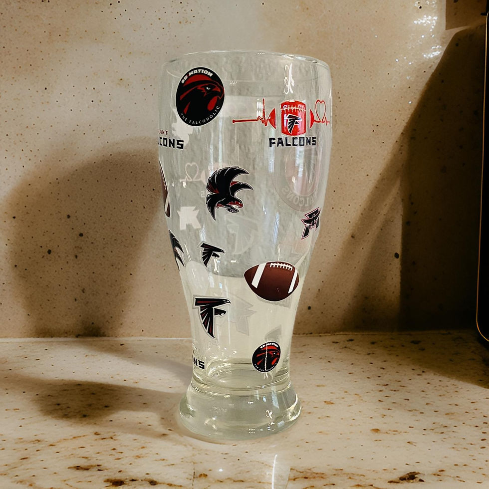 Thumbnail: NFL Atlanta Falcons (UV DTF)-Glass Pub, 19 oz