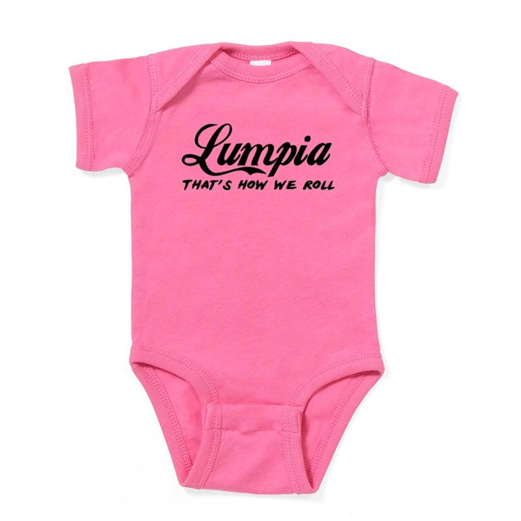 Lumpia That’s How We Roll-Baby Bodysuit 100% Cotton Short Sleeve Onesie