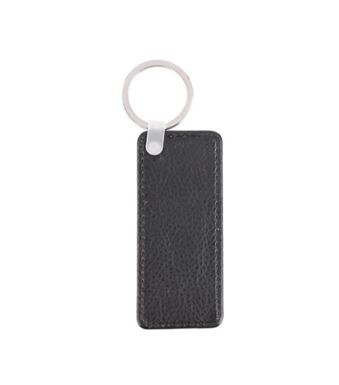 Thumbnail: PERSONALIZED FAUX LEATHER KEYCHAIN
