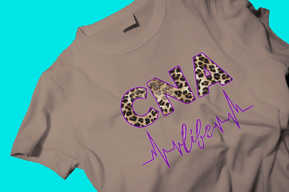 Thumbnail: CNA Life-Unisex Crew T-Shirt 100% Cotton Short Sleeve