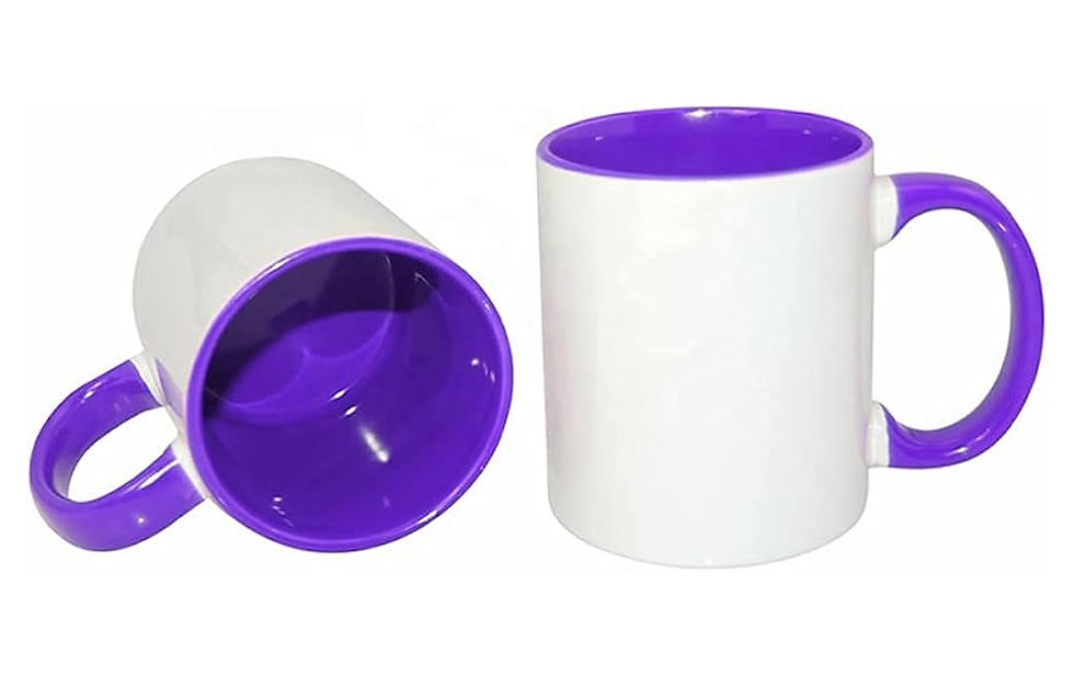 Thumbnail: Personalized 11 oz. Color Inner and Handle Coffee Mug