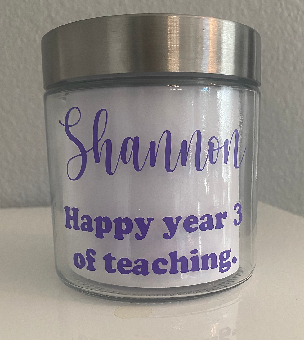Thumbnail: Personalized Glass Jar with Stainless Steel Lids, 29.75-fl.oz.