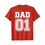 Thumbnail: DAD 01 Jersey-Unisex Crew T-Shirt Relaxed 100% Cotton Short Sleeve