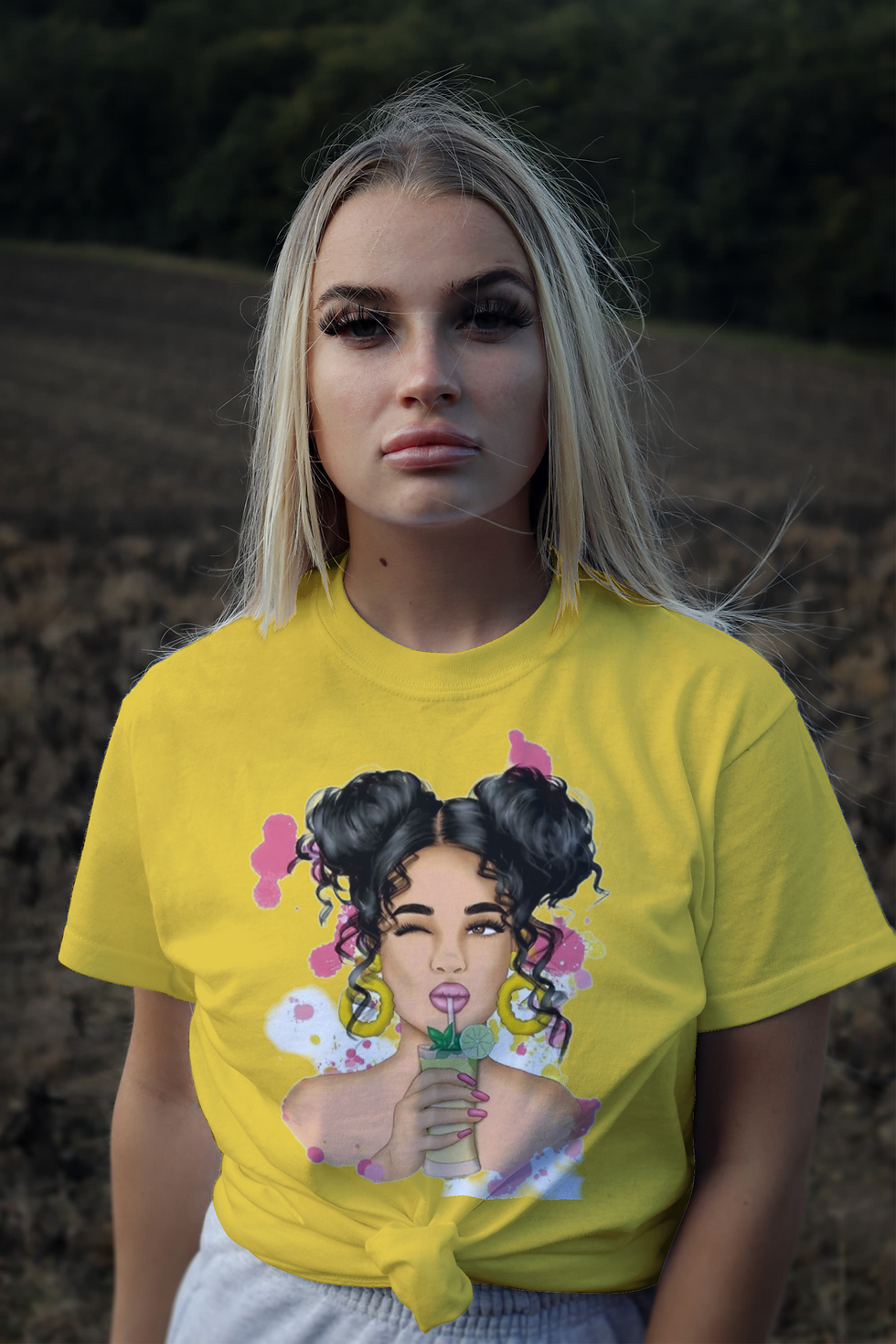 Thumbnail: Mojito (DTF)-Unisex Crew T-Shirt 100% Cotton Short Sleeve