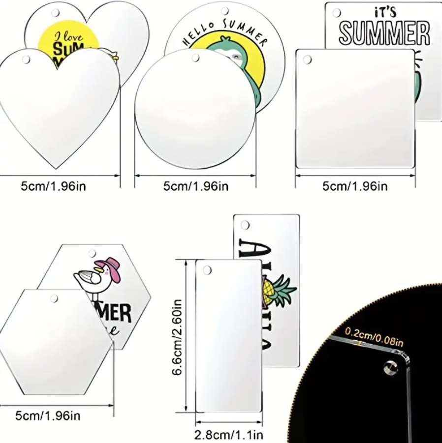 Custom Sublimation Acrylic Keychain