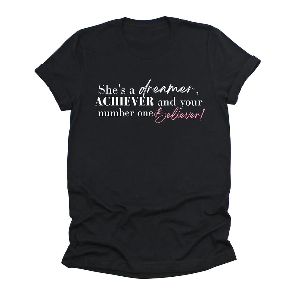 Thumbnail: She’s A Dreamer-Women’s Crew T-Shirt 100% Cotton Short Sleeve