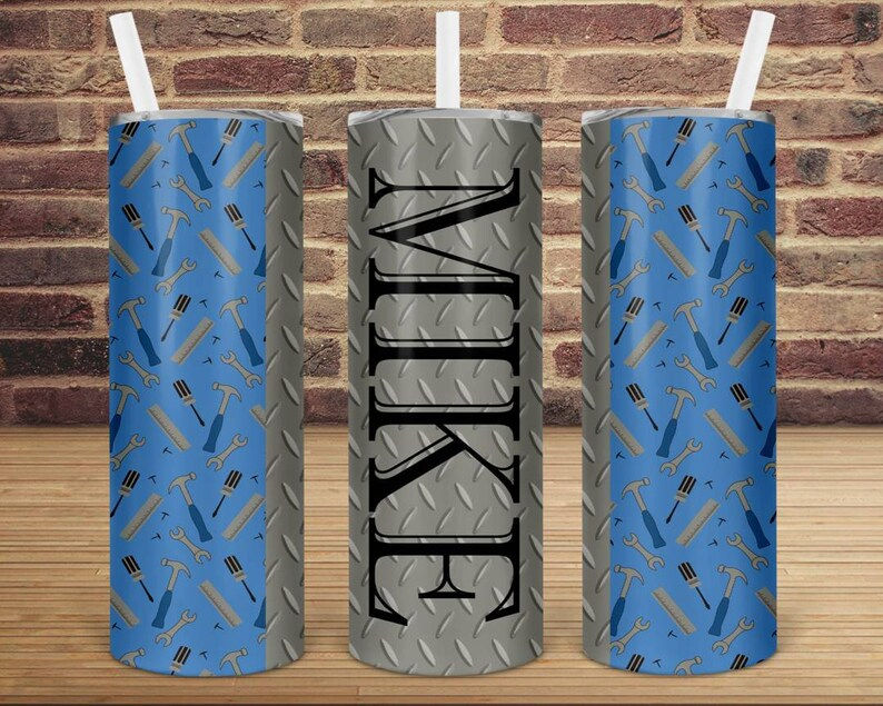 Tools “Name”-20 OZ Stainless Steel Straight Tumbler