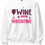 Thumbnail: Wine Is My Valentine-Unisex Relaxed Cotton Sweatshirt