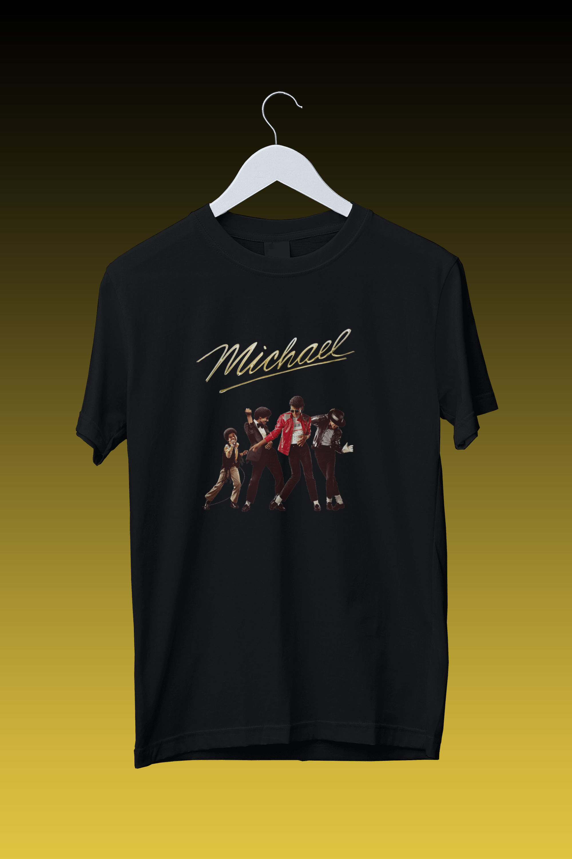 Michael Tribute Evolution T‑Shirt | Iconic Dance Pose Graphic Tee | Retro Music