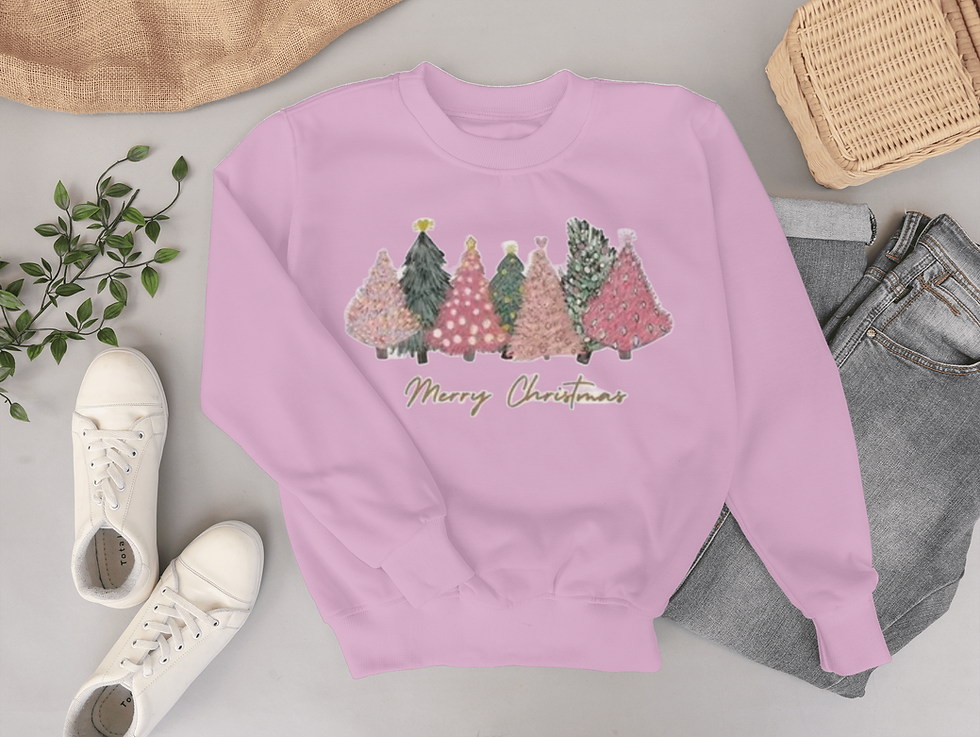 Thumbnail: y of Merry Ch(DTF)-Adult Unisex Heavy Blend Crewneck