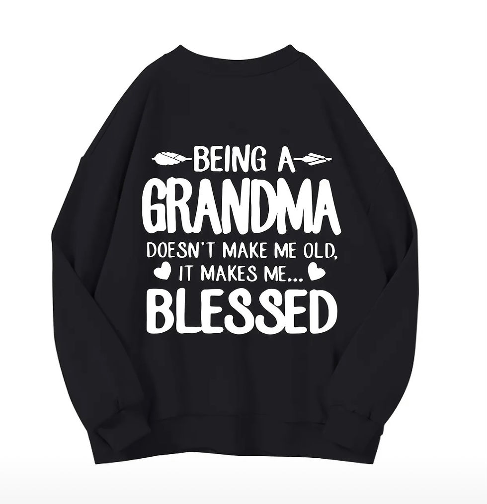 Thumbnail: Being A Grandma Doesn’t Make Me Old It Makes - Women’s Relaxed Cotton Sweatshirt