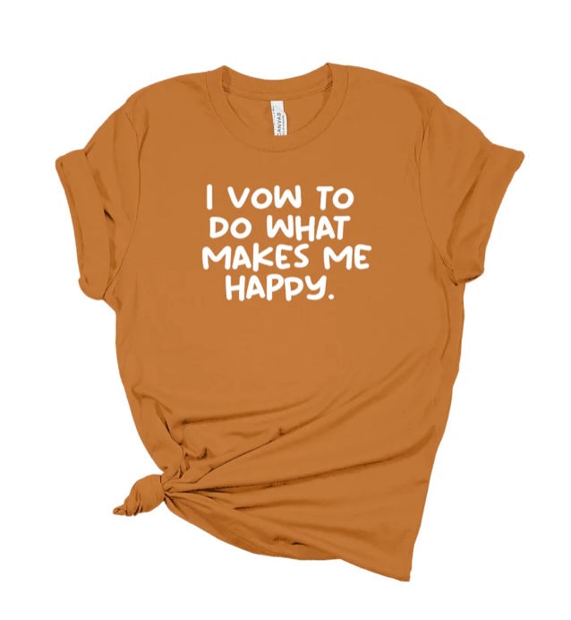Thumbnail: I Vow to Do What Makes Me - Women’s Relaxed Heather Short Sleeve Crew T-Shirt