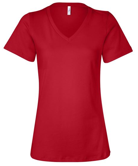 Thumbnail: LOVE - Women’s Relaxed 100% Cotton Short Sleeve V-Neck