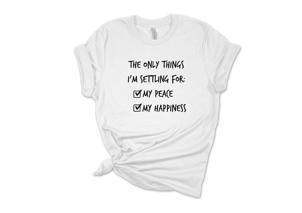 Thumbnail: The Only Thing I’m Settling For Is-Women’s 100% Cotton Short Sleeve Crew T-Shirt