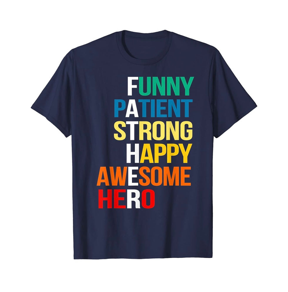 Thumbnail: FATHER Funny, Patient-Unisex Crew T-Shirt Relaxed 100% Cotton Short Sleeve