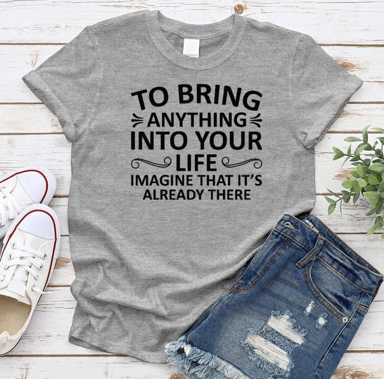 To Bring Anything Into Your - Women’s Relaxed Heather Short Sleeve Crew T-Shirt