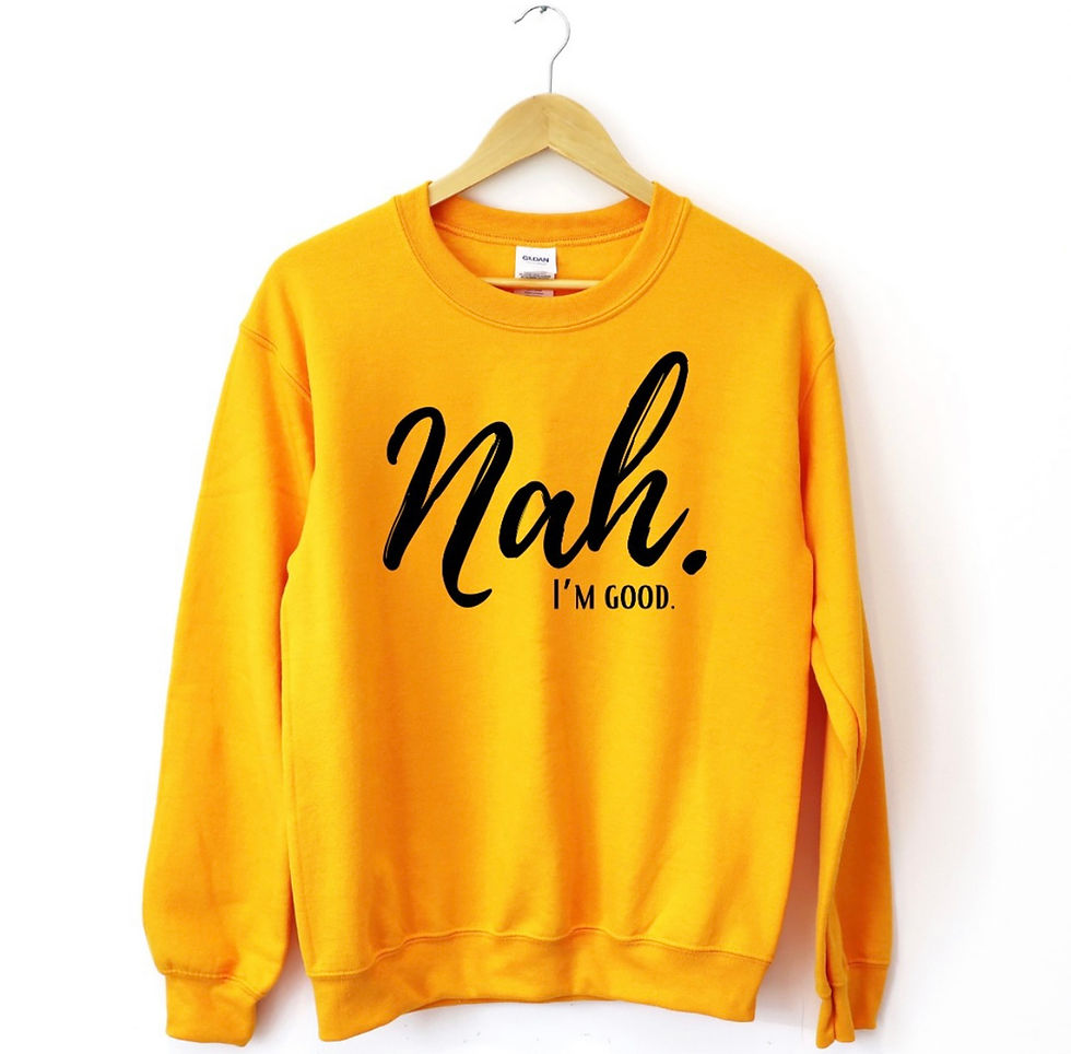 Thumbnail: NAH I'm Good-Unisex 100% Cotton Sweatshirt