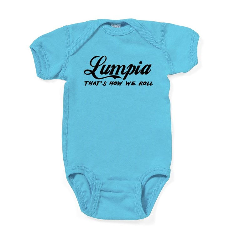 Thumbnail: Lumpia That’s How We Roll-Baby Bodysuit 100% Cotton Short Sleeve Onesie