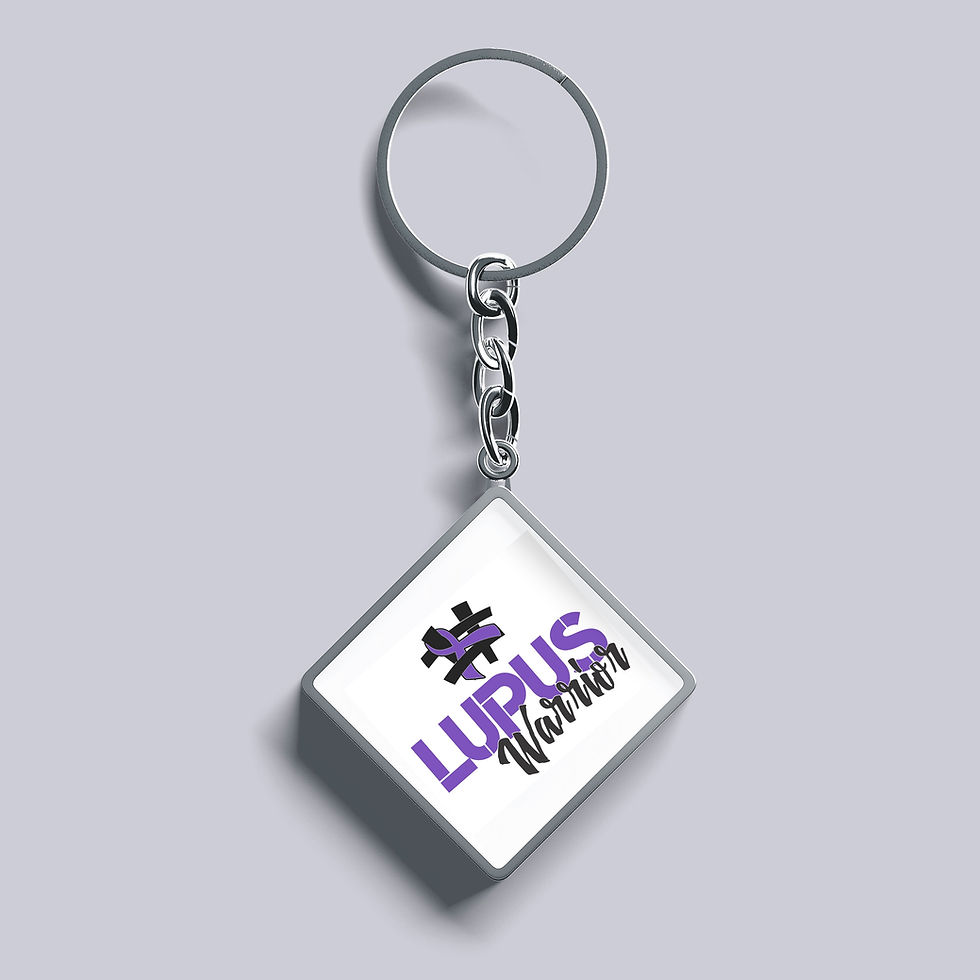#Lupus KEYCHAIN, Square