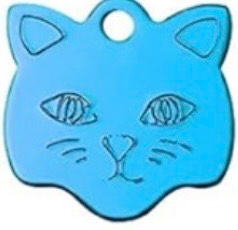 Thumbnail: Personalized Engraved Aluminum Cat-Shaped Metal Pet Tags – Charming Pet ID