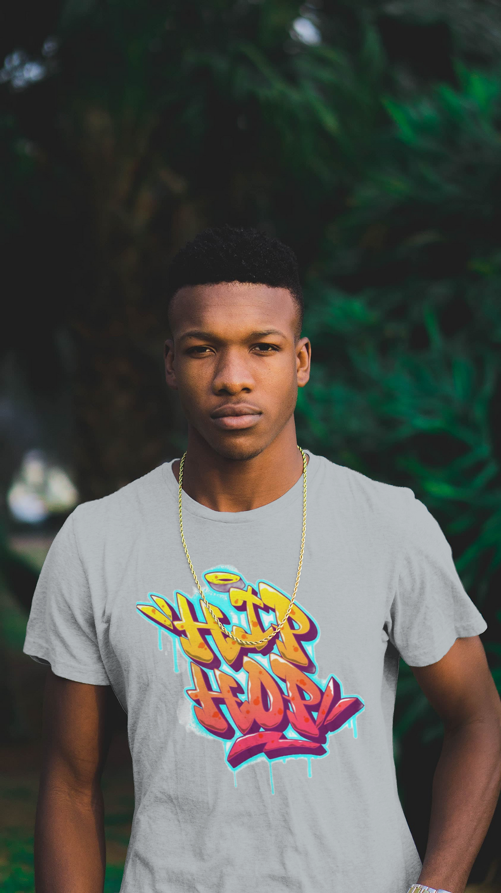 Thumbnail: HIP HOP (DTF)-Unisex 100% Cotton Crew T-Shirt