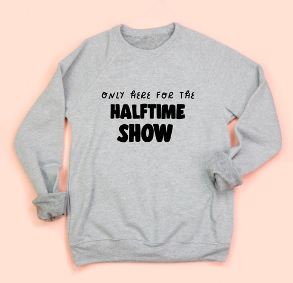 Thumbnail: Only Here for the Halftime Show-Unisex 100% Cotton Sweatshirt