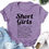 Thumbnail: Short Girls God Only Lets - Women’s Relaxed Heather Short Sleeve Crew T-Shirt