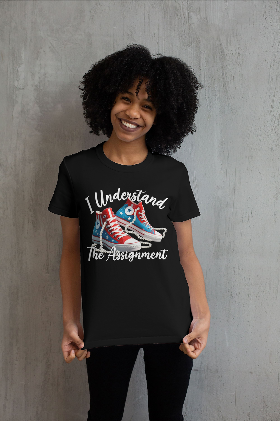 Thumbnail: I Understand The Assignment (DTF)-Unisex Crew T-Shirt 100% Cotton Short Sleeve