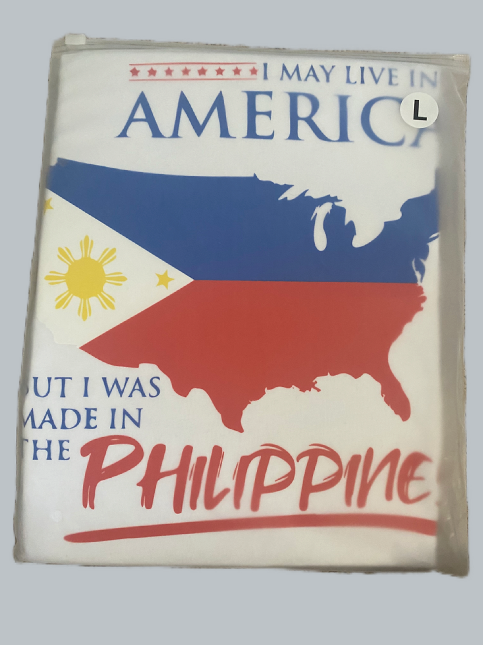 Thumbnail: I Was Made In The Philippines 🇵🇭 (DTF)-Unisex 100% Cotton Crew T-Shirt