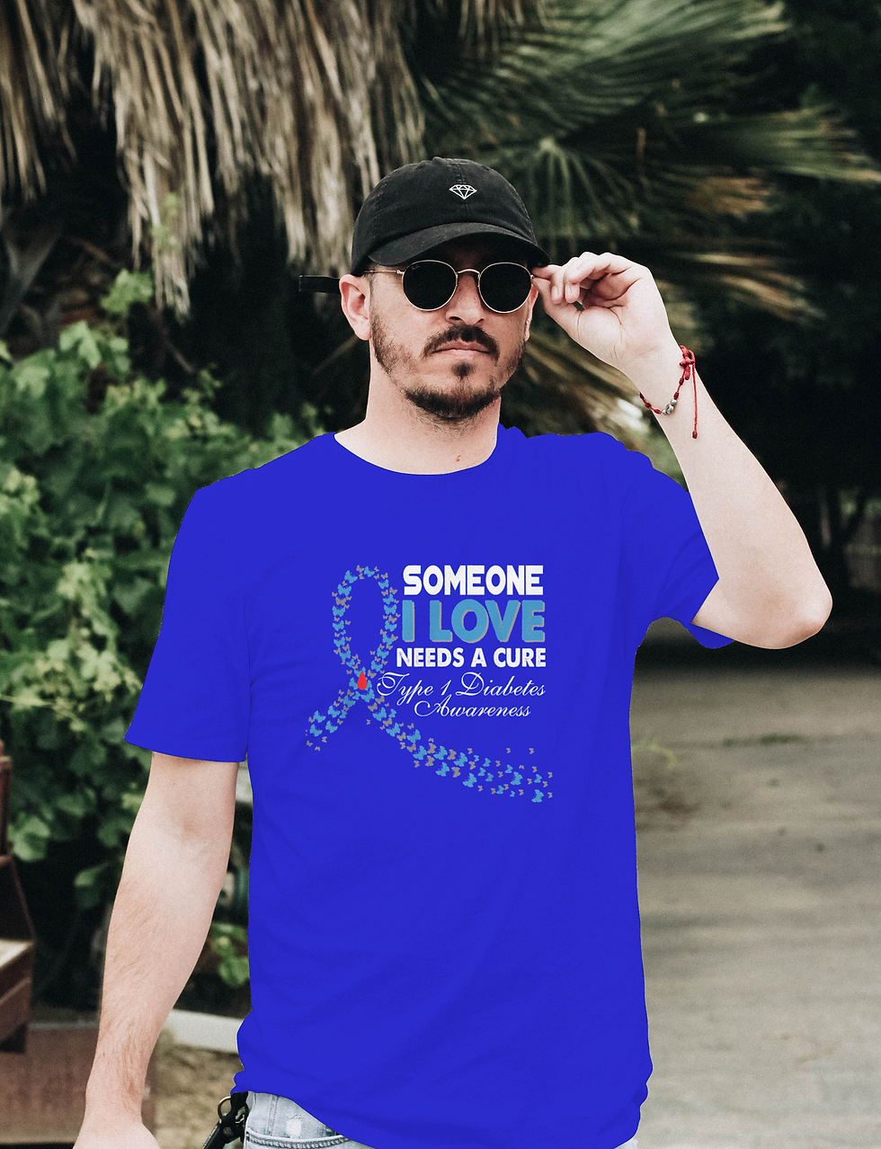 Thumbnail: Someone I Love Needs A Cure Diabetes Awareness (DTF)-Unisex 100% Cotton Crew