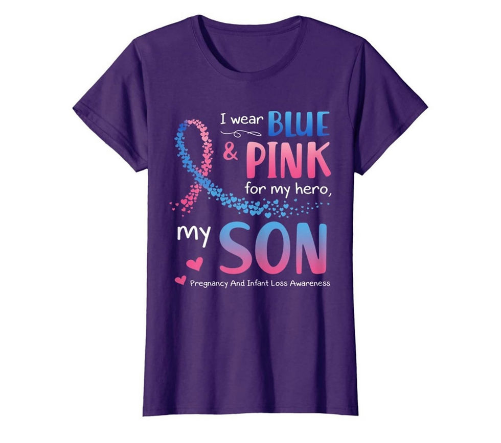Thumbnail: I Wear Blue & Pink For My Hero My Son (DTF)-Women's Crew T-Shirt 100% Cotton