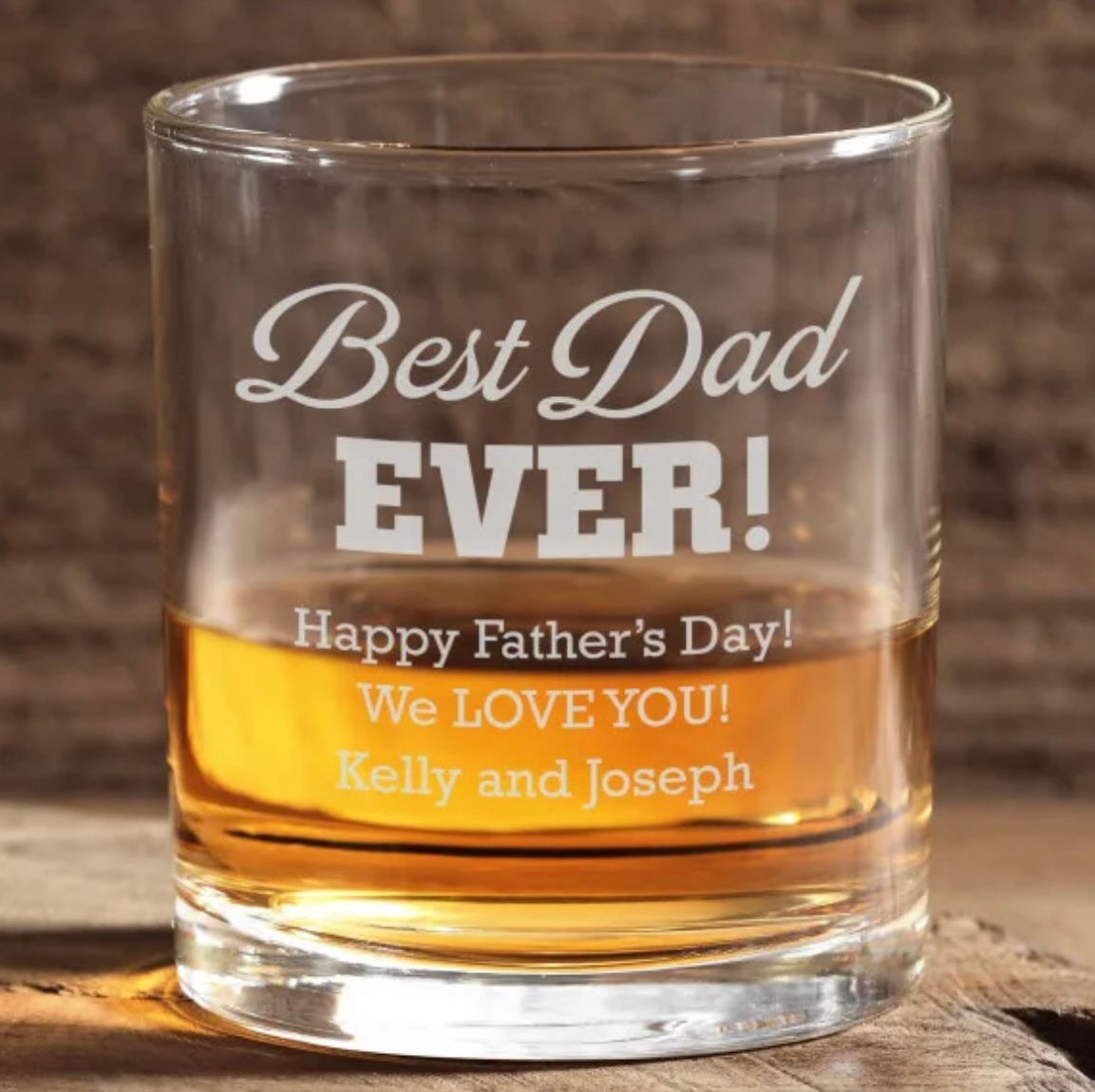 Best Dad Ever! -Whiskey Glass 11 oz.