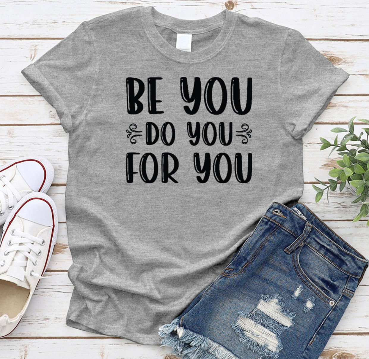 Be You Do You For You - Women’s Relaxed Heather Short Sleeve Crew T-Shirt