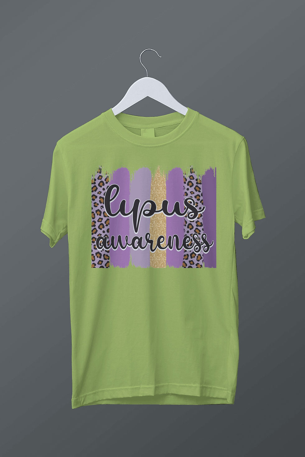 Thumbnail: Lupus Awareness (DTF)-Unisex Crew T-Shirt Relaxed 100% Cotton Short Sleeve