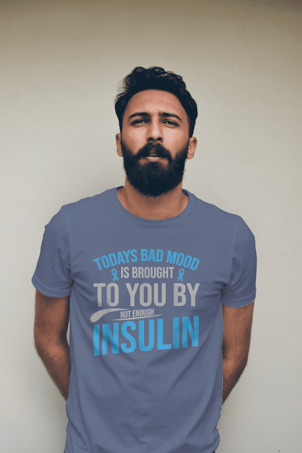 Thumbnail: Today's Bad Mood Is Brought To You By Not Enough-Unisex 100% Cotton Crew T-Shirt