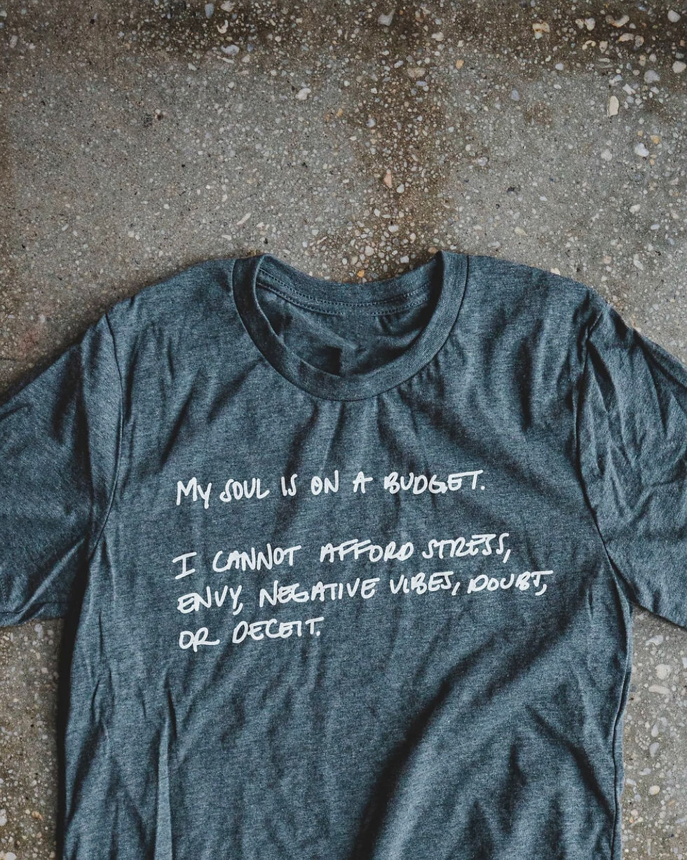 My Soul Is On A Budget - Women’s Relaxed Heather Short Sleeve Crew T-Shirt