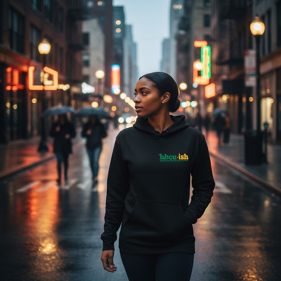 Thumbnail: HBCU‑ish Hoodie – Norfolk State University Inspired Green & Gold Collegiate