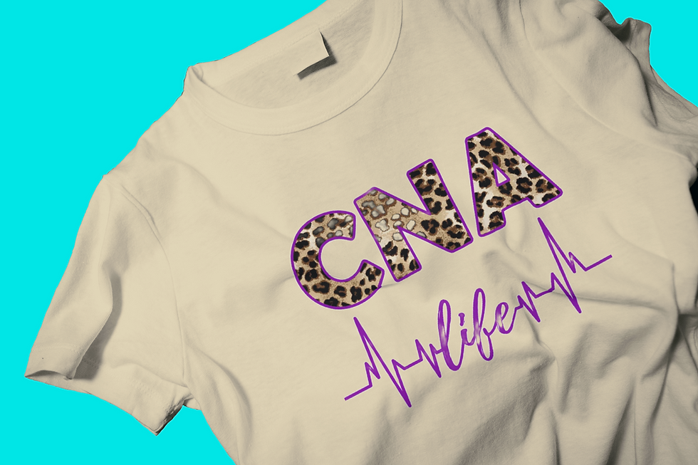 Thumbnail: CNA Life-Unisex Crew T-Shirt 100% Cotton Short Sleeve