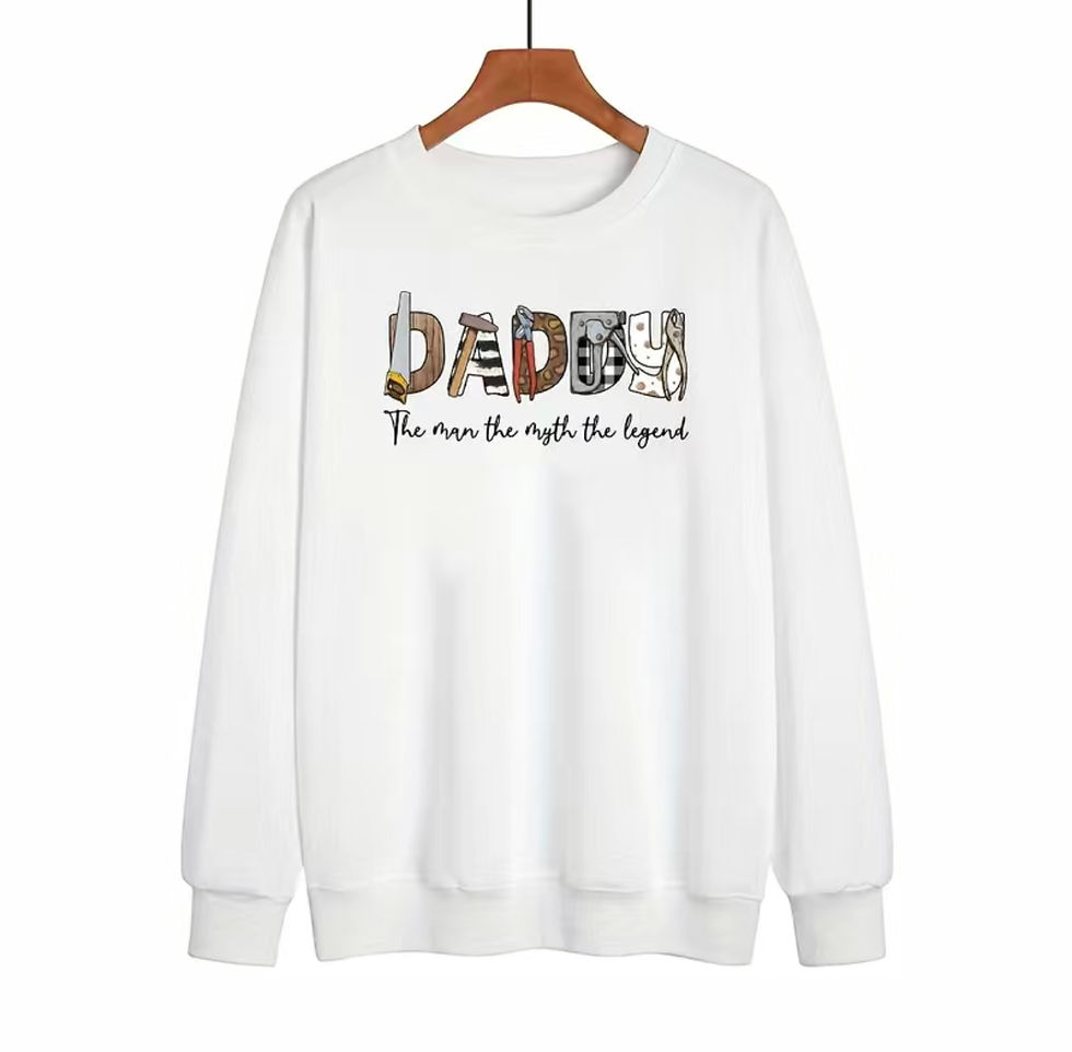 Thumbnail: Daddy The Man The Myth (DTF)-Adult Unisex Heavy Blend Crewneck Sweatshirt