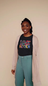 Thumbnail: Love Mexico (DTF)-Unisex Crew T-Shirt 100% Cotton Short Sleeve