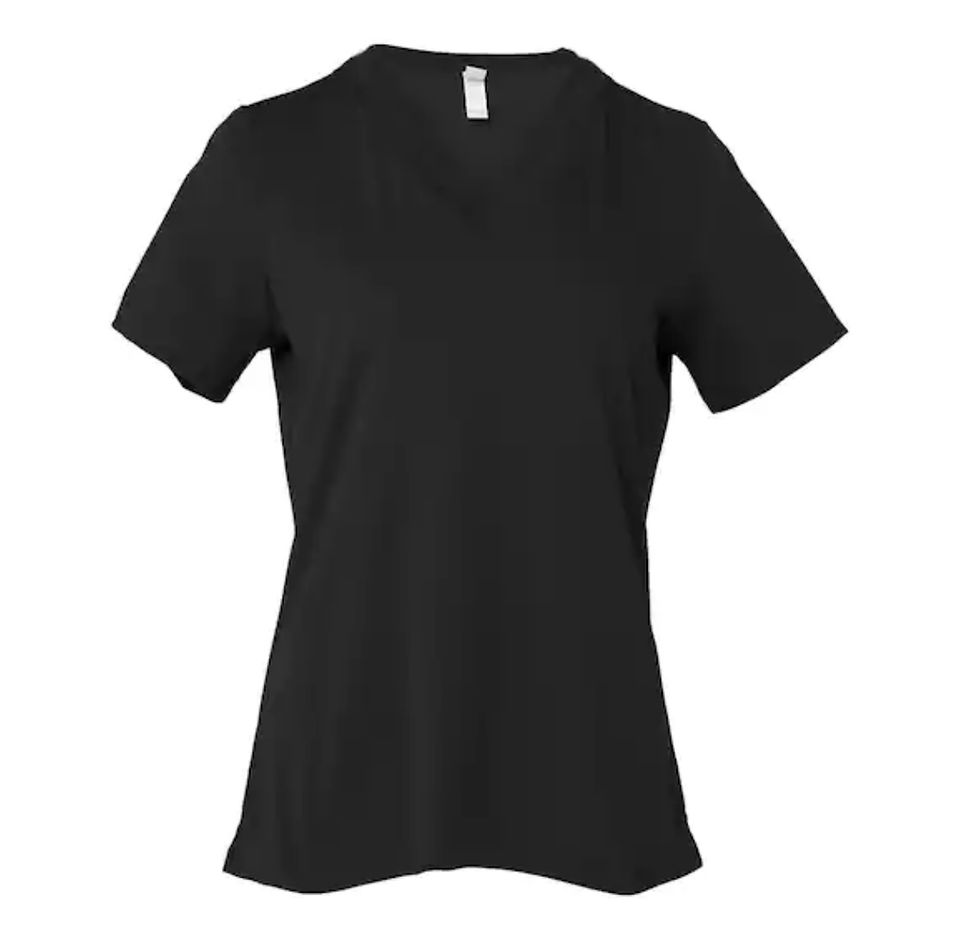 Thumbnail: Women’s 100% Cotton Short Sleeve V-Neck T-Shirt