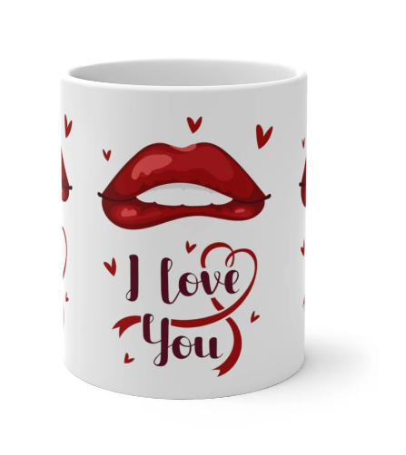 I Love You - 12 oz. White Ceramic Mug