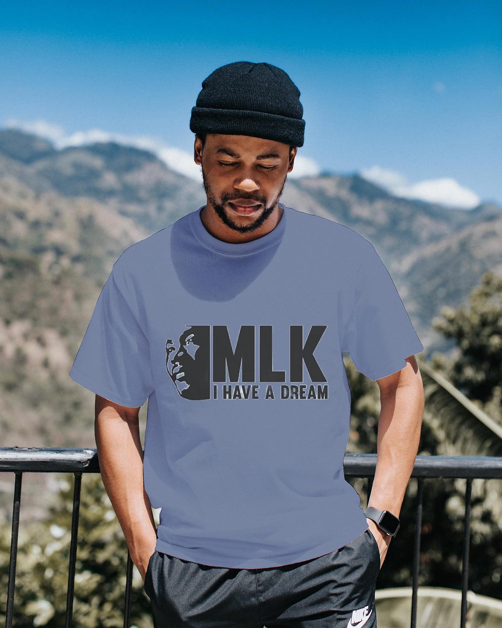 Thumbnail: MLK I Have A Dream-Unisex Crew T-Shirt 100% Cotton Short Sleeve