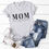 Thumbnail: Mom Call Me Blessed - Women’s Relaxed Heather Short Sleeve V-Neck T-Shirt