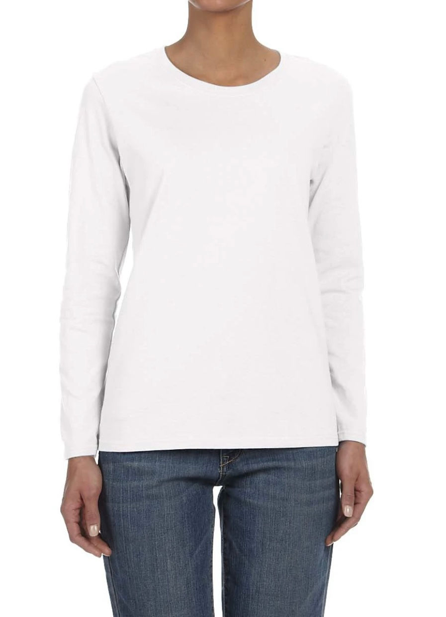 Thumbnail: Personalized Women’s Heavy Cotton Long-Sleeve Shirt