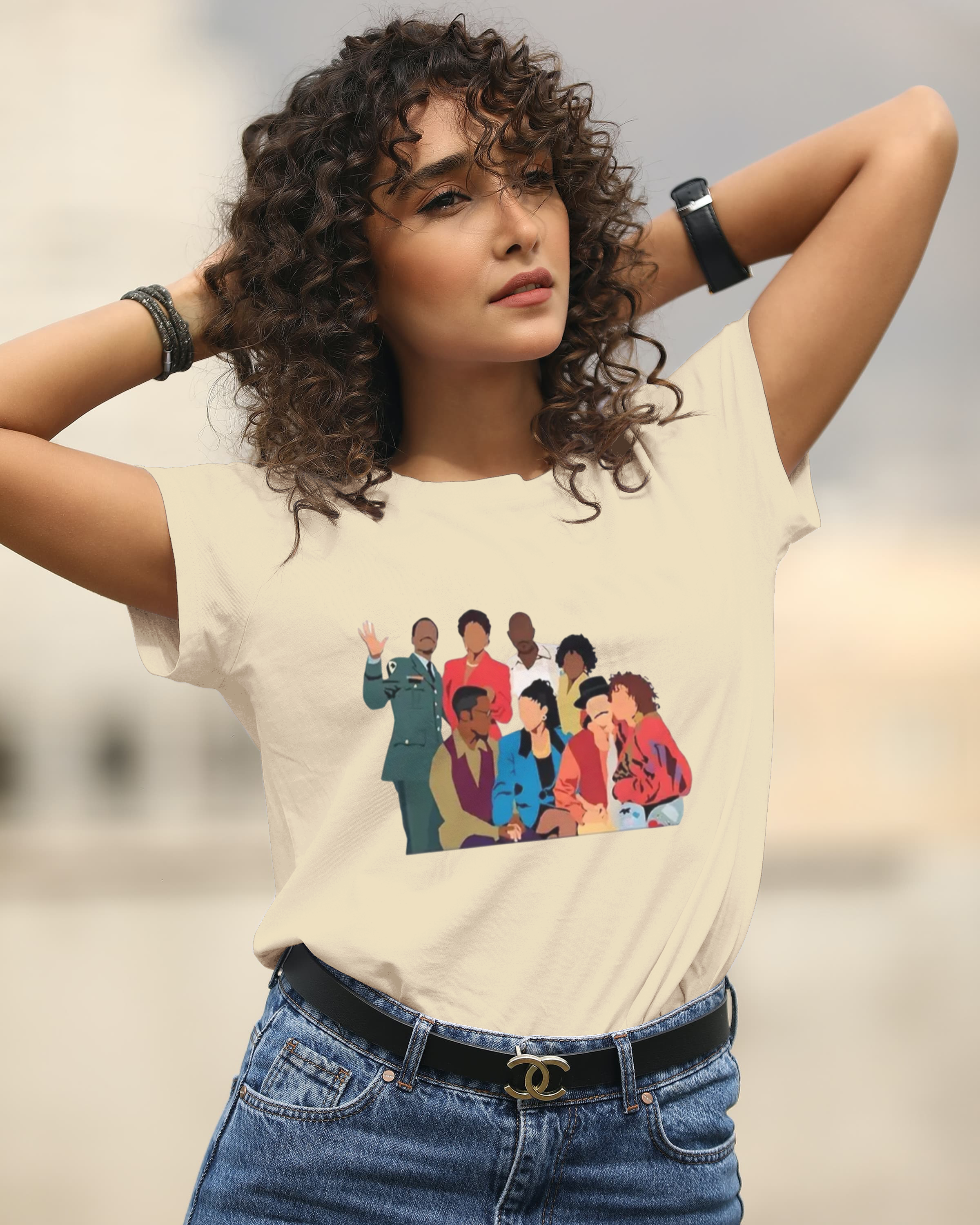 Different World (DTF)-Adult Unisex Crew T-Shirt 100% Cotton Short Sleeve