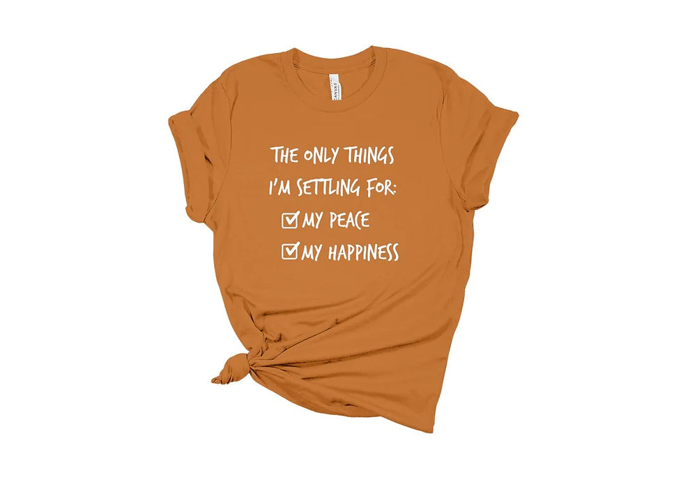 Thumbnail: The Only Thing I’m Settling For Is-Women’s 100% Cotton Short Sleeve Crew T-Shirt